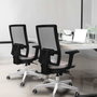 PIQUERAS Y CRESPO Silla de oficina Horna con mecanismo Sincro, Pistacho y Negro