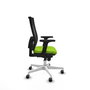 PIQUERAS Y CRESPO Silla de oficina Horna con mecanismo Sincro, Pistacho y Negro