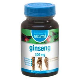 DIETMED Ginseng 500 mg - 60 Cápsulas. Potenciador Físico e Intelectual, Antiestrés, Apoyo Inmunitario