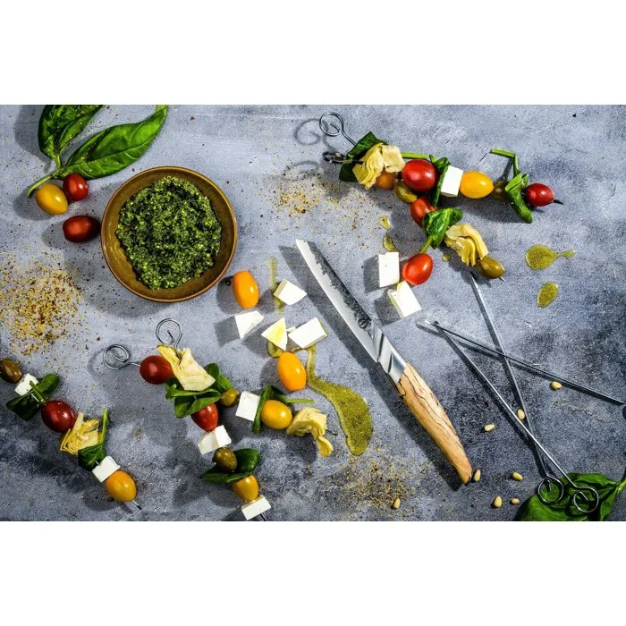 Forged Cuchillo de Cocina KATAI Acero VG10 Mango Madera Raíz 12.5 cm