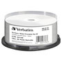 Verbatim BD-R Blu-Ray 25GB 6x Wide Printable No-ID 25 unidades