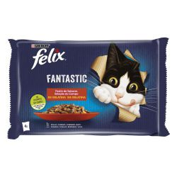 Felix Fantastic Festín de Carnes 12x4x85g Felix Fantastic Festín de Carnes 12x4x85g