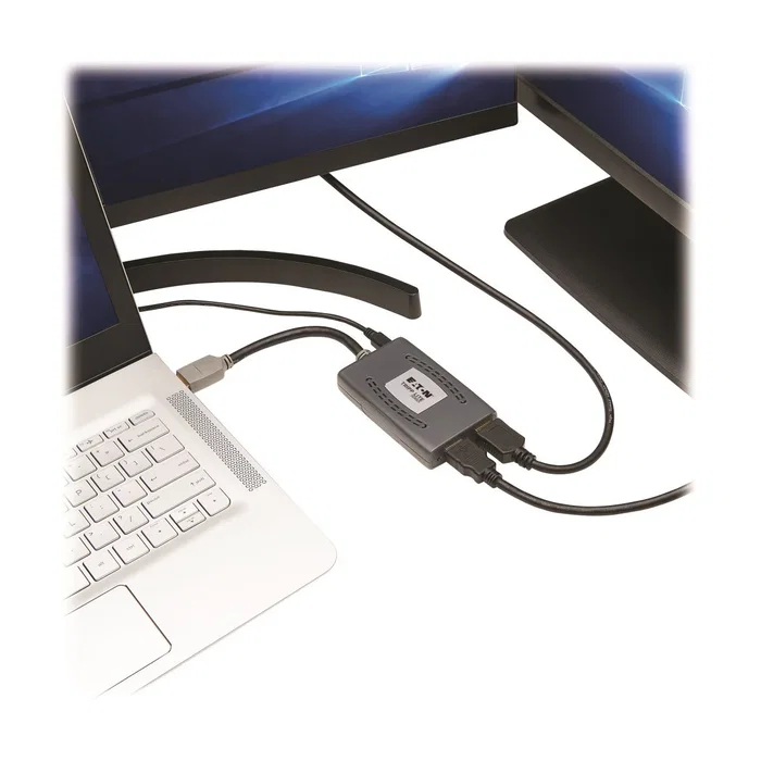 Tripp Lite Divisor HDMI 2.0 B118-002-HDR-V2, 2 Salidas 4K UHD 60Hz HDR, Compatible con HDCP 2.2, Divisor de Video para 2 Pantallas, Negro