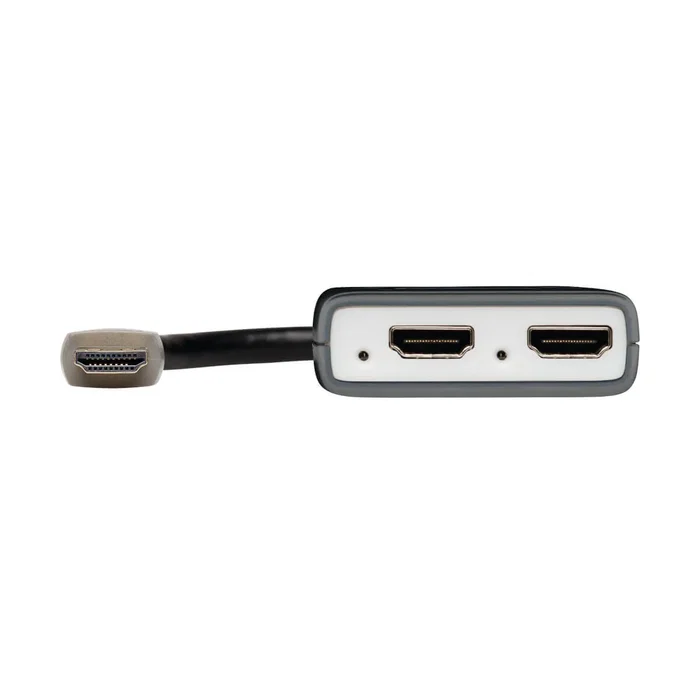 Tripp Lite Divisor HDMI 2.0 B118-002-HDR-V2, 2 Salidas 4K UHD 60Hz HDR, Compatible con HDCP 2.2, Divisor de Video para 2 Pantallas, Negro