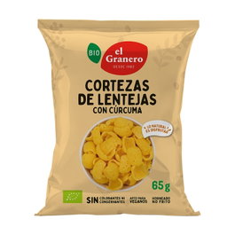El Granero Integral Cortezas de Lentejas Bio con Cúrcuma 65 g