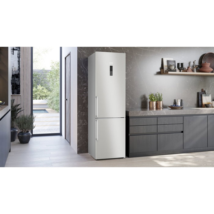 Siemens KG39NAIBT Frigorífico Combinado NoFrost iQ500 363 L Acero Inoxidable