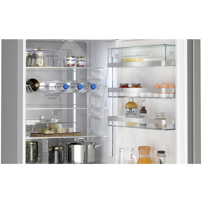 Siemens KG39NAIBT Frigorífico Combinado NoFrost iQ500 363 L Acero Inoxidable