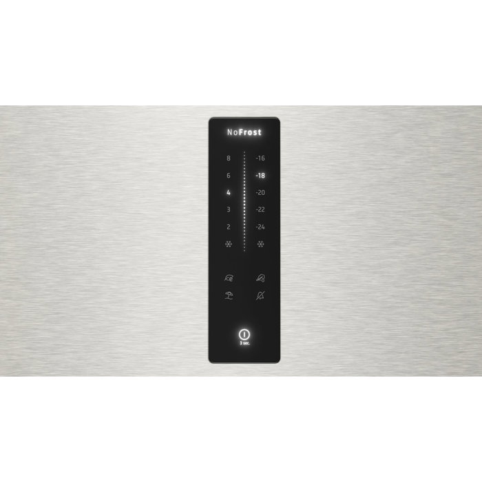 Siemens KG39NAIBT Frigorífico Combinado NoFrost iQ500 363 L Acero Inoxidable