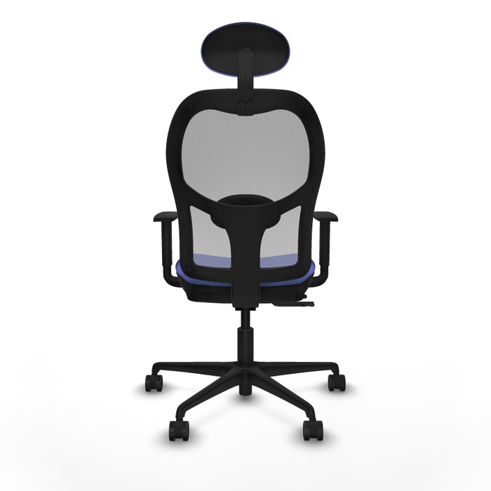 PIQUERAS Y CRESPO Silla de oficina Jorquera Sincro/Traslack Azul claro y Gris