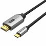 Vention Cable USB-C a HDMI 2.0 4K 60Hz, 2m, Negro
