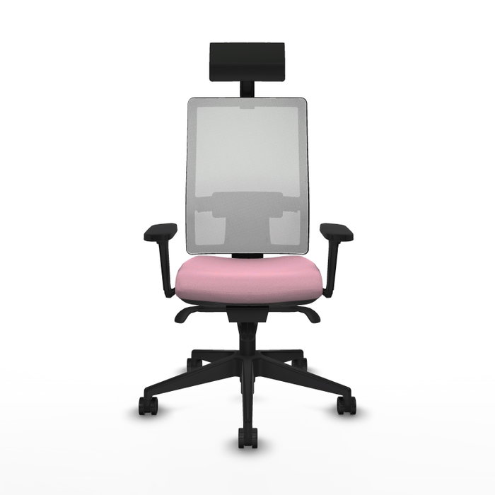 PIQUERAS Y CRESPO Silla de oficina Horna con mecanismo Sincro, Rosa y Blanco PIQUERAS Y CRESPO Silla de oficina Horna con mecanismo Sincro, Rosa y Blanco