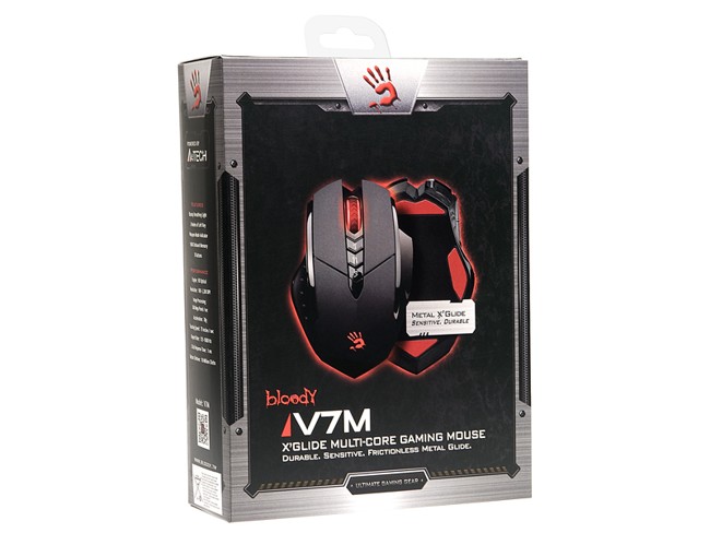 A4-Tech Bloody V7m Ratón Gaming Óptico Negro