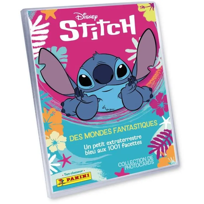 Panini PAN8051708025590 Pack de Inicio Stitch Photocards Carpeta + 3 Bolsillos 15 Tarjetas