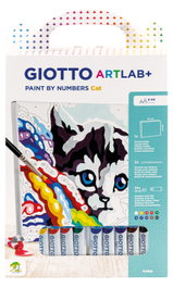 GIOTTO Set de pintura por números gato Artlab+