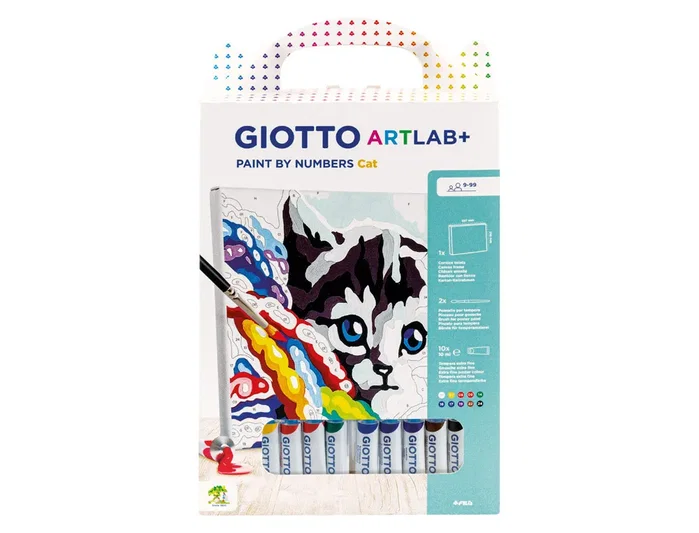 GIOTTO Set de pintura por números gato Artlab+