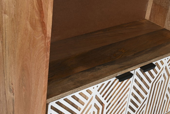 DKD Home Decor Estanteria Indio Blanco Natural Mango 90 x 174 x 35 cm DKD Home Decor Estanteria Indio Blanco Natural Mango 90 x 174 x 35 cm