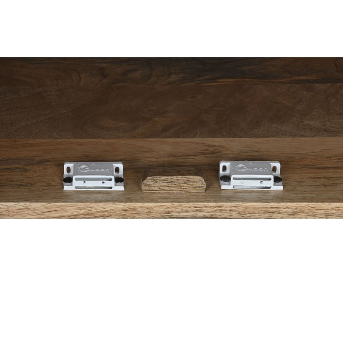 DKD Home Decor Estantería Mango 90x35x174 Blanco