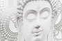 DKD Home Decor Cuadro de Buda en Lienzo 82,5x4,5x122,5 cm