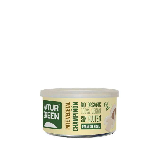NATURGREEN Paté de Champiñones Orgánico 125 g NATURGREEN Paté de Champiñones Orgánico 125 g
