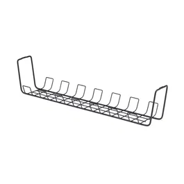 StarTech.com Bandeja de gestión de cables S1MB-DESK-CABLE-TRAY Negro