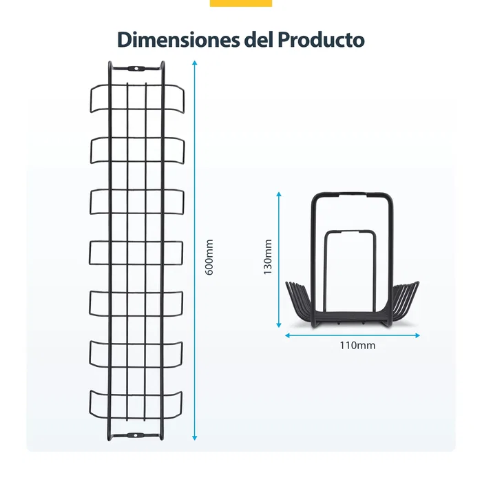 StarTech.com Bandeja de gestión de cables S1MB-DESK-CABLE-TRAY Negro StarTech.com Bandeja de gestión de cables S1MB-DESK-CABLE-TRAY Negro
