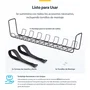 StarTech.com Bandeja de gestión de cables S1MB-DESK-CABLE-TRAY Negro