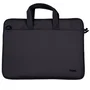 Trust Bolonia Slim Eco - Maletín para Portátil 14" Negro con Compartimento Acolchado
