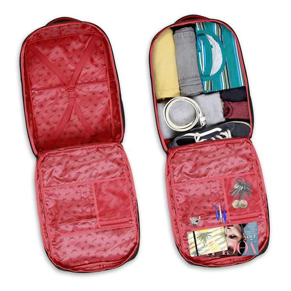 Karactermania Mochila Mercury Cabin Naruto Clouds 25 x 20 x 40 cm - Poliéster Impermeable con Compartimento para Portátil hasta 15"