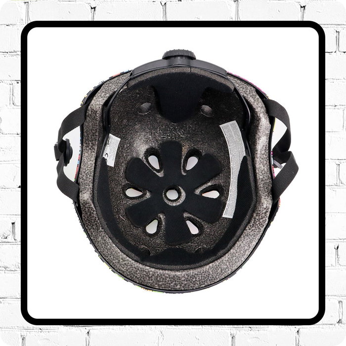 Deqube Casco Infantil Ajustable 50-54cm para Niños de 3-8 Años con Diseño de Leopardo