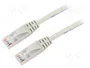TELEGÄRTNER Cable de red Cat 6 U/UTP 0,5m Gris