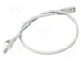 TELEGÄRTNER Cable de red Cat 6 U/UTP 0,5m Gris