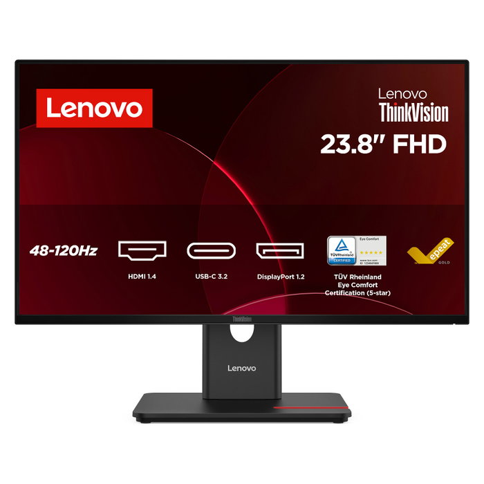 Lenovo ThinkVision T24-40 23,8 pulg. FHD IPS 120 Hz Black