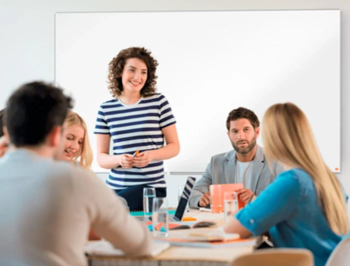 Nobo Pizarra Blanca Nano Clean IP Pro Lacada Magnética 1200x900 mm