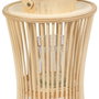 Ixia Farol Portavelas Natural Bambú 16 x 16 x 40 cm