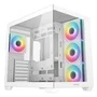 DeepCool CG530 4F WH Caja de PC Torre Media Blanco con 4 Ventiladores ARGB, Panel Lateral de Vidrio Templado, Compatible con ATX, microATX, ITX para Gaming