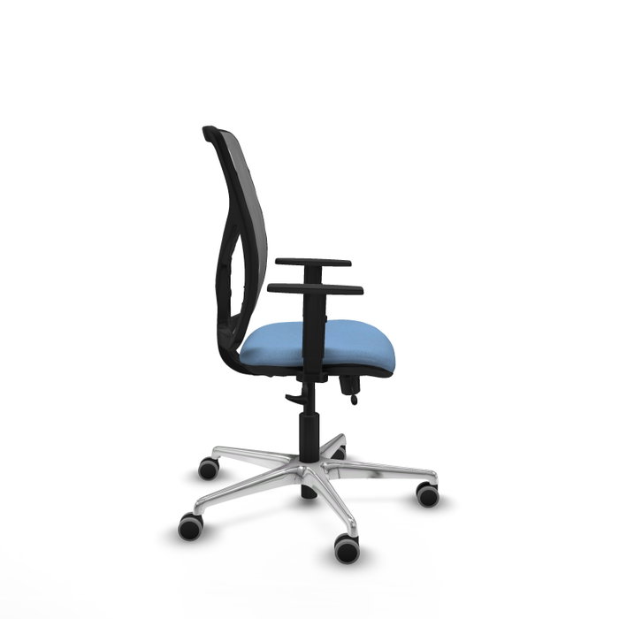 PIQUERAS Y CRESPO Silla de oficina Motilla con mecanismo Sincro/Traslack, Azul cielo y Gris PIQUERAS Y CRESPO Silla de oficina Motilla con mecanismo Sincro/Traslack, Azul cielo y Gris