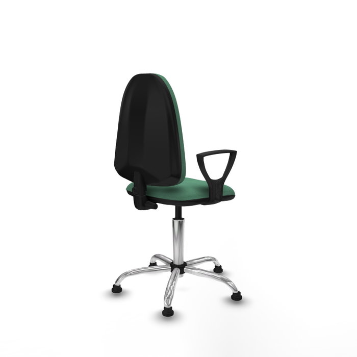 PIQUERAS Y CRESPO Silla de oficina Aýna Verde esmeralda con base cromada PIQUERAS Y CRESPO Silla de oficina Aýna Verde esmeralda con base cromada