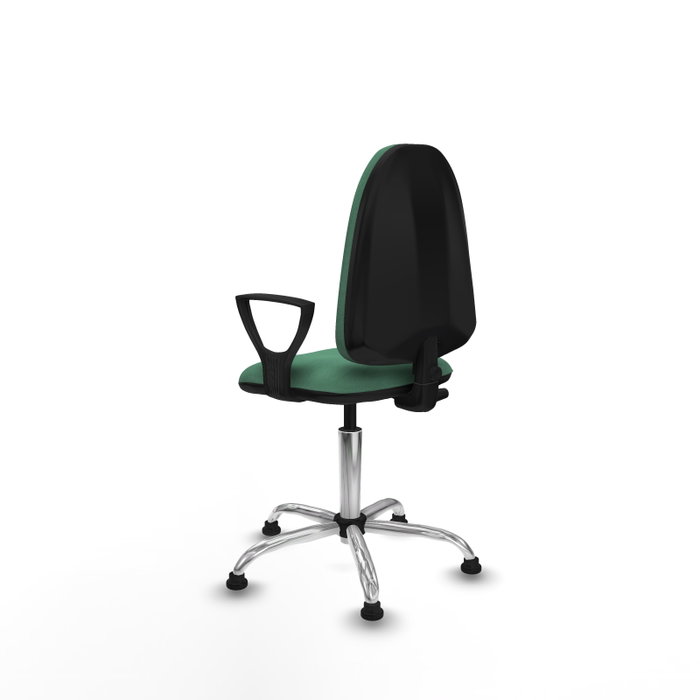PIQUERAS Y CRESPO Silla de oficina Aýna Verde esmeralda con base cromada PIQUERAS Y CRESPO Silla de oficina Aýna Verde esmeralda con base cromada