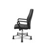 FORÖL Silla Opti520 confidente tapizada en similpiel negro