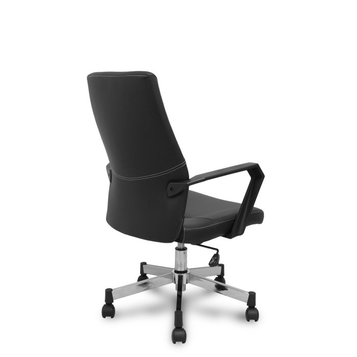 FORÖL Silla Opti520 confidente tapizada en similpiel negro