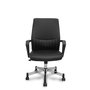 FORÖL Silla Opti520 confidente tapizada en similpiel negro