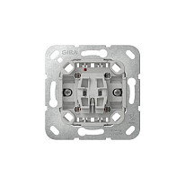 GIRA 315600 Interruptor oscilante 1P Cromo, Gris