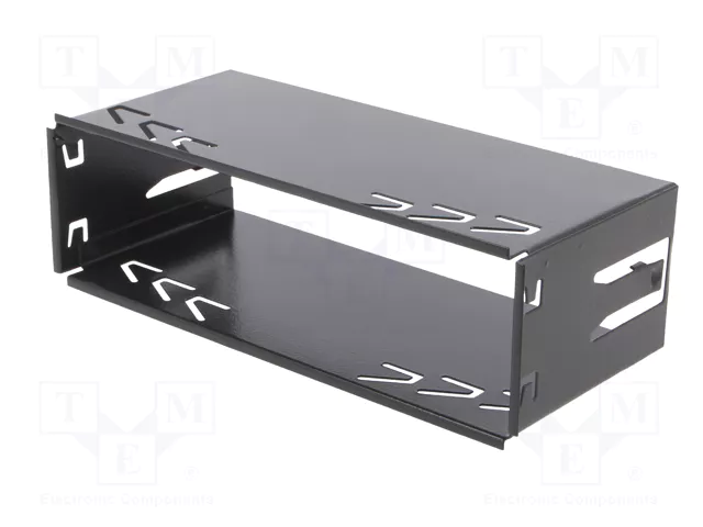 4CARMEDIA Semi-bastidor de montaje de radio Kenwood 1 DIN Negro