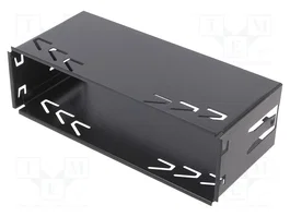 4CARMEDIA Semi-bastidor de montaje de radio Kenwood 1 DIN Negro