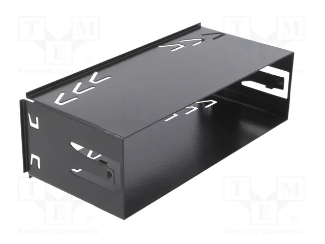 4CARMEDIA Semi-bastidor de montaje de radio Kenwood 1 DIN Negro