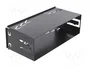 4CARMEDIA Semi-bastidor de montaje de radio Kenwood 1 DIN Negro