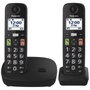 Panasonic KX-TGU112EXB Pack Dúo de Teléfonos Inalámbricos Negro