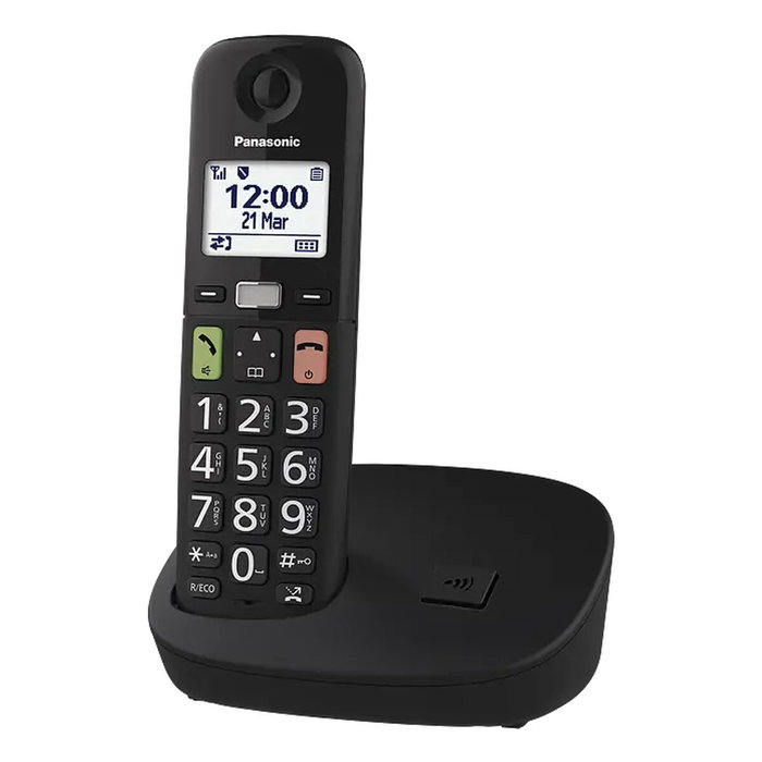 Panasonic KX-TGU112EXB Pack Dúo de Teléfonos Inalámbricos Negro