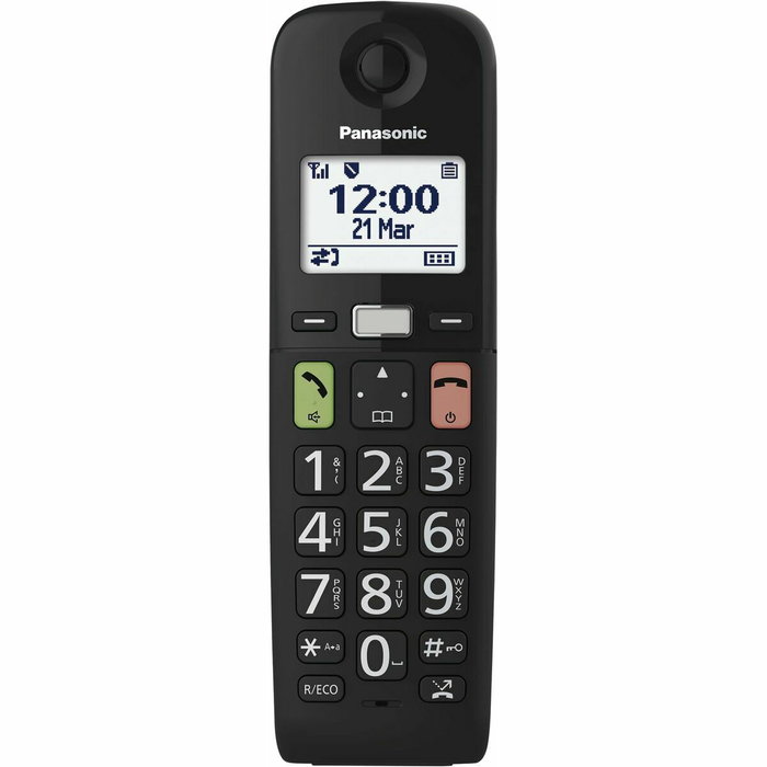Panasonic KX-TGU112EXB Pack Dúo de Teléfonos Inalámbricos Negro