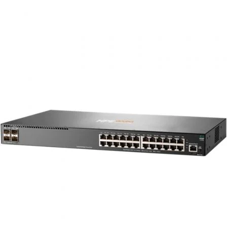 Switch HPE Aruba Networking 2930F 28 Puertos/ RJ-45 10/100/1000/ SFP Switch HPE Aruba Networking 2930F 28 Puertos/ RJ-45 10/100/1000/ SFP